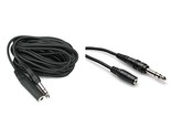 Hosa HPE-325 1/4&quot; TRS to 1/4&quot; TRS Headphone Extension Cable, 25 feet - $10.92+