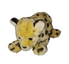 FAO Schwarz Plush Cheetah Cub 17&quot; Stuffed Animal Soft Leopard - £12.62 GBP