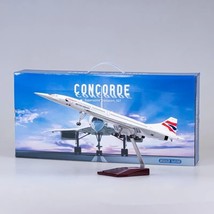50CM 1:125 Scale Diecast British Airways Concorde Resin Airplane - £76.80 GBP+