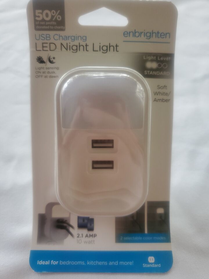 Primary image for USB Night Light Jasco 49952 LED Night Light USB Charging Auto On/Off