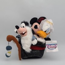 VTG Happy 2000 Millennium New Year Mickey Mouse Goofy Donald Duck In Mag... - £34.74 GBP
