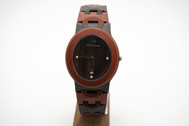 Gassen James Handmade Wooden Watch Ebony Rosewood (GJ3035BRB) - £83.62 GBP