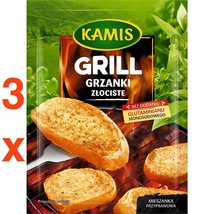 Kamis Grilled GOLDEN GARLIC Bread spice packet 3pc. Made In Europe FREE ... - $9.85