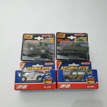 Lot of 4 Realtoy 38902 Action City Car Maisto World Car Tank and Jeep Di... - $35.00