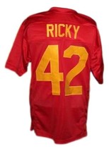 Ricky #42 Boyz N The Hood Movie New Men Football Jersey Red Any Size image 4