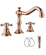 GGStudy 8-16 inch Two Handles 3 Holes Widespread Bathroom Sink Faucet Co... - $48.07