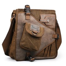 Retro Canvas Shoulder Bags Multifunction Man - $79.64