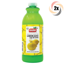 2x Bottles Badia Lemon Juice | 32oz | MSG Free | Jugo De Limon | Fast Shipping! - £16.45 GBP