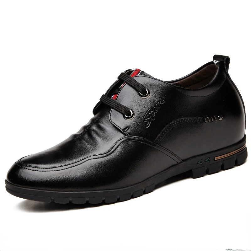 Spring and Autumn Men&#39;s Shoes Korean Version Men&#39;s Height Increase 9cm Business  - £164.09 GBP