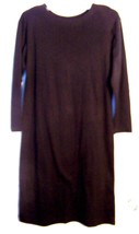 Fashion Formulas Black Long Sleeve Dress with Shoulder Pads Size S - £24.77 GBP