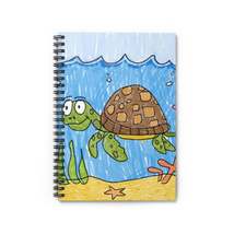 Sea Turtle Beach Sand Ocean Spiral Notebook - Ruled Line - $14.53