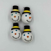 Jack in the Box (4) Antenna Balls Snowman Ornaments Christmas Pencil Topper - £19.28 GBP