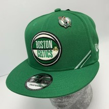 Men&#39;s New Era Cap NBA Boston Celtics Kelly Green Pinned 9FIFTY Snapback Hat - £54.29 GBP