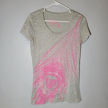 Nollie Womens Shirt Small with Pink Design Short Sleeve  - $13.88