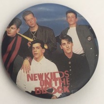 New Kids On The Block 1989 Pin Button Pinback Vintage NKOTB - $9.89