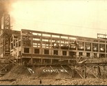 RPPC Chippewa Fiume Dam Centrale Elettrica Costruzione Cornell Wi 1912 C... - $42.98