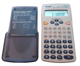 Sharp EL-531V Advanced D.A.L.  w CoverScientific Calculator EUC Tested - $8.86