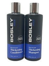 Bosley MAN Healthy Hair Thickening Shampoo and Conditioner 8.5 oz - $415.35 MXN