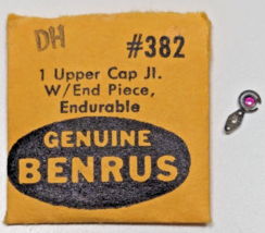 NOS NEW Genuine Benrus Watch Cal DH - Upper Cap Jewel w/ End Plate Part#... - £11.05 GBP