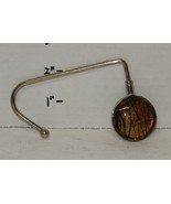 Purse Pocketbook handbag Table Holder abstract hand-painted design Metal - $198.43 MXN