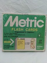 1976 Edu-Cards Metric Volume Flash Cards Sealed - £48.93 GBP