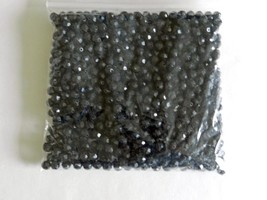 Multi-Faceted (Hexagon) Black Beads - Size 8mm - 6.7 Ounces - $30.00