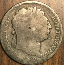 1819 Uk Gb Great Britain Silver Sixpence Coin - £6.86 GBP