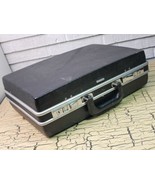 VTG Hard Shell Briefcase Tool Carry Case Luggage MCM Prop Pilot Businessman Rare - $19.99