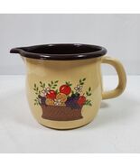 Vintage 1986 Gravy Boat Enamel Enamelware Pitcher FTD 4x4 Inch - $274.89 MXN