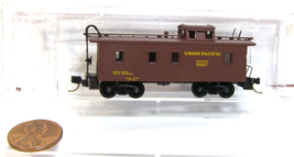 Unknown N Scale Model RR Union Pacific Caboose OWR&amp;N 3527 Brown   IEM - $29.95