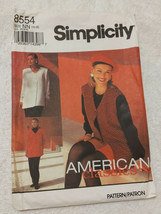 Simplicity American Classics Pants Shorts Top Vest Uncut Pattern #8554 - £6.23 GBP