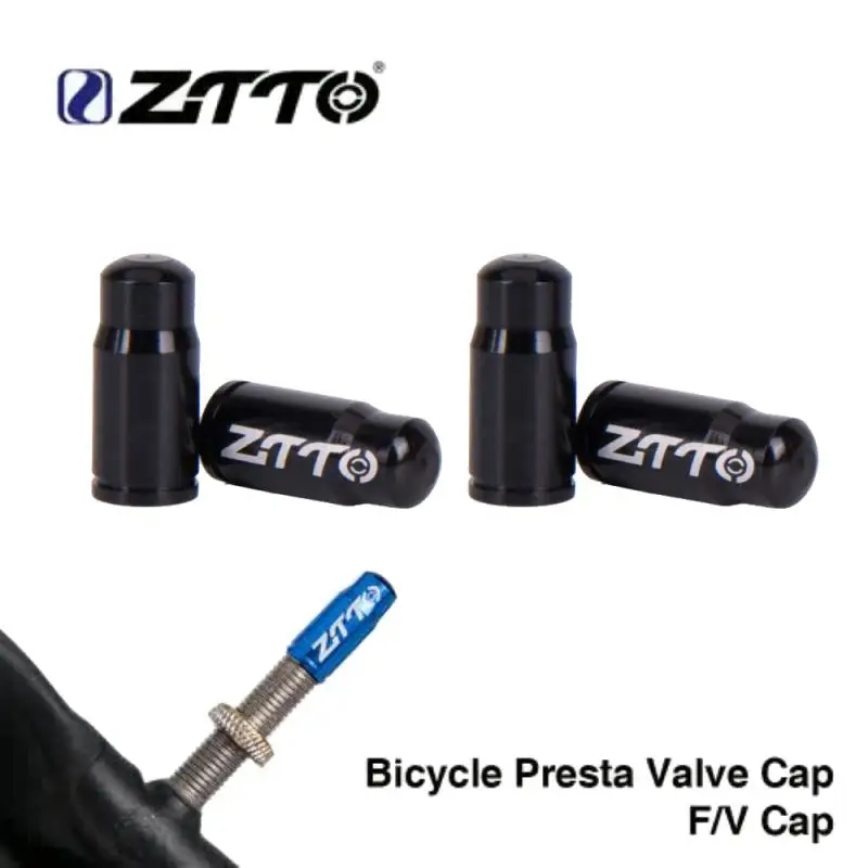 2/4 PCS Bicycle Valve Cap  Presta less Valve MTB Bike Nozzle Wheel Tire Schrader - £81.46 GBP