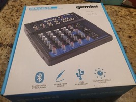 Gemini Pro Audio Equipment 8 Channels Live Studio Bluetooth Unpowered Mi... - $88.11