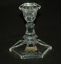Classic Style Clear Glass Candlestick Tapered Candle Holder Home Decor 5... - $14.84