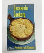 Kraft Casserole Cookery w/ Protein-rich Cheese Pamphlet Recipe USA Adver... - $25.94