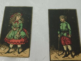 2 1880&#39;s Fashion Advertising Cards One Peruvian Syrup &amp; Wistar&#39;s Balsam of WC - £7.82 GBP