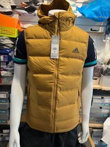 adidas Helionic Down Vest Men&#39;s Hiking Sleeveless Jacket [M] Aisa-Fit NW... - $125.91