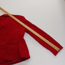 Jones New York Petite Women’s Red Button Up Blazer Jacket Closed Pockets Size 2P image 7