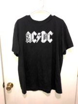 H&amp;M AC/DC Back In Black World Tour 1980/81 Replica T Shirt Mens Medium D... - $11.87