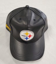 VINTAGE NWT GameDay Pittsburgh Steelers Leather Adjustable Snapback Cap Hat - £78.88 GBP