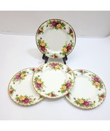 MINT 4 Vtg Royal Albert Old Country Roses Dessert Bread Plates England 6... - $66.24 CAD