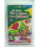 ORIGINAL Dr. Seuss&#39; HOW THE GRINCH STOLE CHRISTMAS! VHS VIDEO MOVIE 2000 - $272.72 MXN