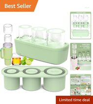 Eco-Friendly Green Ice Cube Tray for 30Oz-40Oz Tumblers – Stackable and ... - $33.61