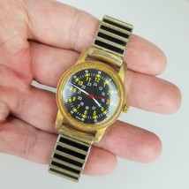 vintage Military watch Type A-D  MIL-W-6433  Gold Tone Spec Men&#39;s 32mm - $757.99 MXN