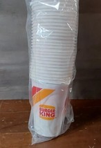 Burger King Vintage Wax Paper Restaurant Cups 100 Count Small 7oz? 1980 Unused - £47.25 GBP