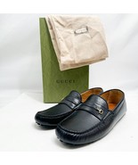 GUCCI  Horsebit Moccasin Quentin moccasin driving loafers 752621 D3V00 N... - $922.24 CAD