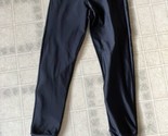 Vintage L.L. Bean 90&#39;s Stirrup Pants Fleece Lined Black Leggings Size Small - £37.02 GBP