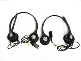 (2X) Plantronics HW261N SupraPlus Binaural Headset w/ Boom Microphone - ... - £23.75 GBP