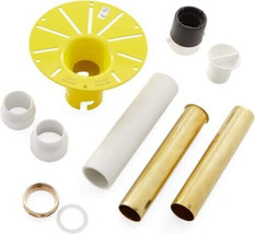 Drop-In Drain Installation Kit for Freestanding Bathtub - with White PVC... - £92.18 GBP