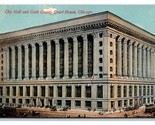 City Hall Cook County Courthouse Chicago Illinois IL UNP DB Postcard P22 - $2.92